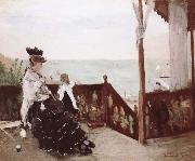 Berthe Morisot Seaside Spain oil painting artist